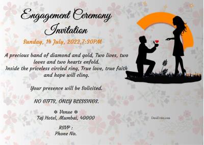 Engagement Propose on Bended Knee card Design